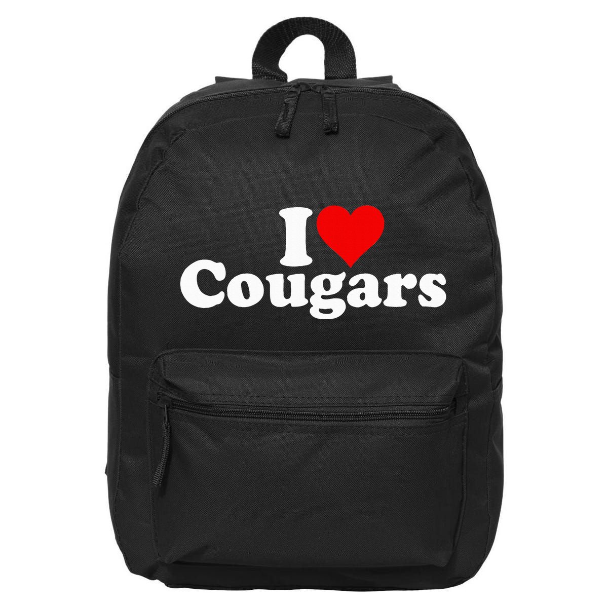I Love Heart Cougars Sexy Older Women 16 in Basic Backpack