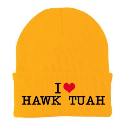 I Love Hawk Tuah Knit Cap Winter Beanie