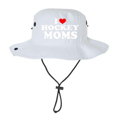 I Love Hockey Moms Funny Christmas Gift Legacy Cool Fit Booney Bucket Hat