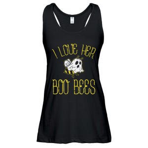 I Love Her Boo Bees Couples Halloween Ladies Essential Flowy Tank