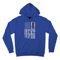 I Love Hot Moms American Usa Flag Gift Hoodie