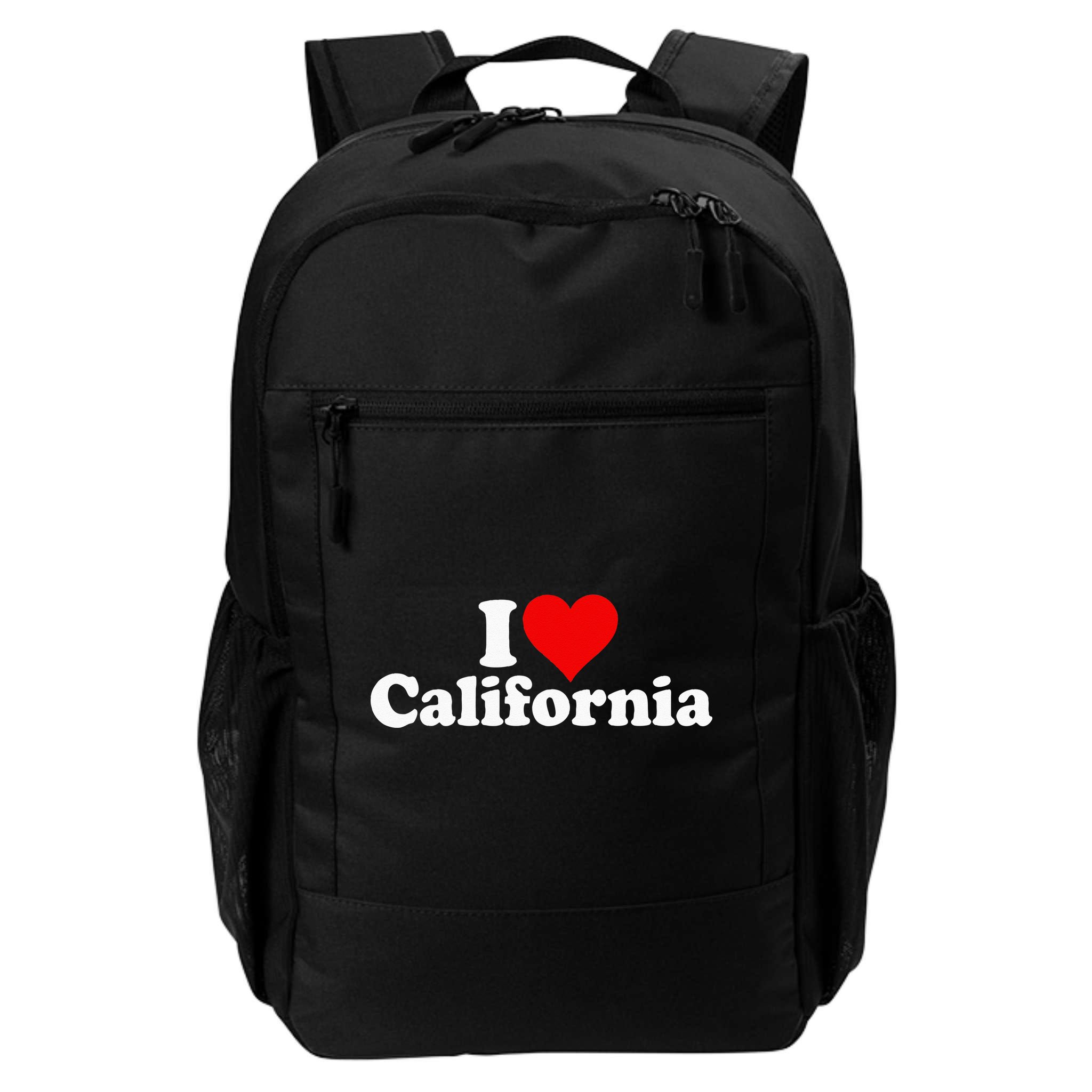 I LOVE HEART CALIFORNIA CALI STAT Backpack