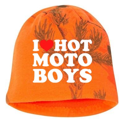 I Love Hot Moto Kati - Camo Knit Beanie