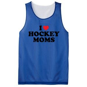 I Love Hockey Moms Funny Design Cool Gift Mesh Reversible Basketball Jersey Tank