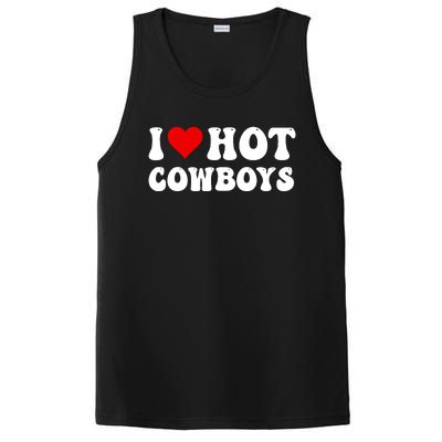 I Love Hot Cowboys PosiCharge Competitor Tank