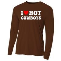 I Love Hot Cowboys Cooling Performance Long Sleeve Crew