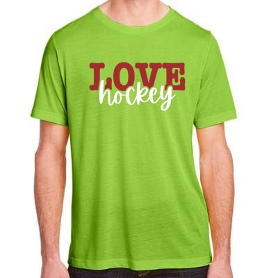 I Love Hockey Gift Adult ChromaSoft Performance T-Shirt