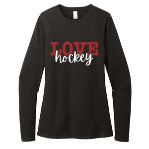 I Love Hockey Gift Womens CVC Long Sleeve Shirt