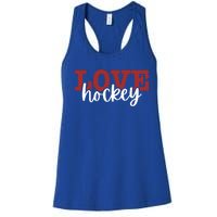 I Love Hockey Gift Women's Racerback Tank