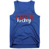 I Love Hockey Gift Tank Top