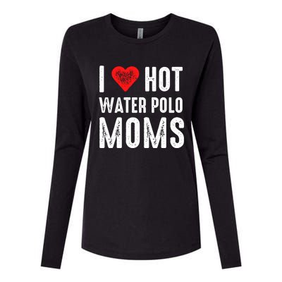 I Love Hot Water Polo Moms Cute Gift Womens Cotton Relaxed Long Sleeve T-Shirt