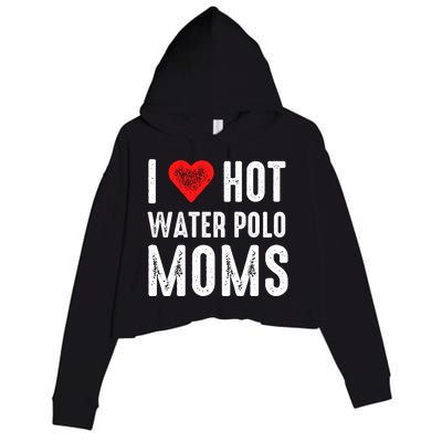 I Love Hot Water Polo Moms Cute Gift Crop Fleece Hoodie