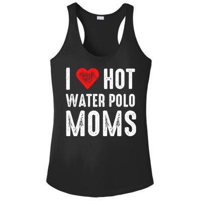 I Love Hot Water Polo Moms Cute Gift Ladies PosiCharge Competitor Racerback Tank