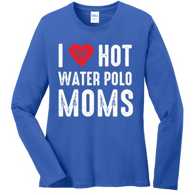 I Love Hot Water Polo Moms Cute Gift Ladies Long Sleeve Shirt