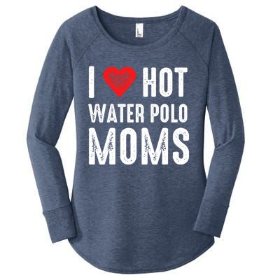 I Love Hot Water Polo Moms Cute Gift Women's Perfect Tri Tunic Long Sleeve Shirt