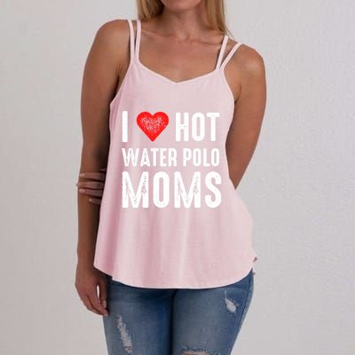 I Love Hot Water Polo Moms Cute Gift Women's Strappy Tank