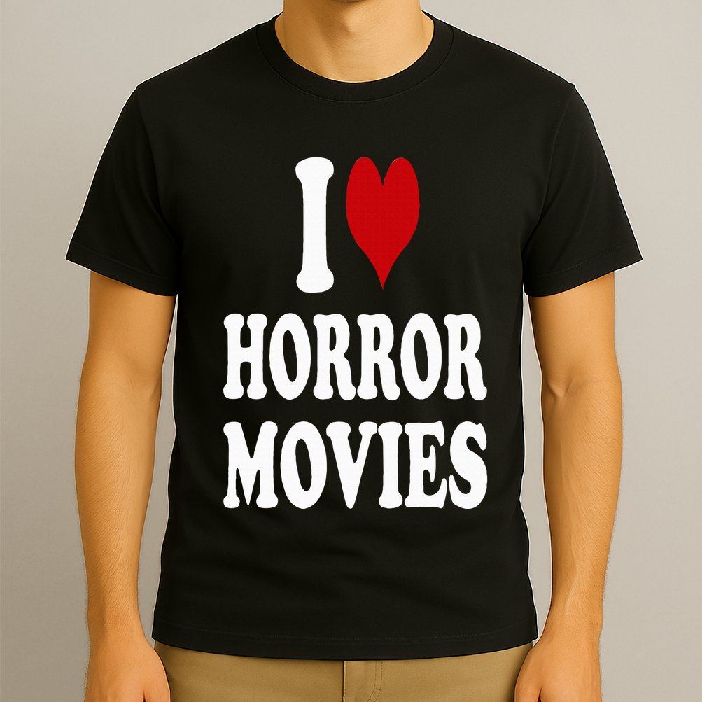 I Love Horror Movies T-Shirt