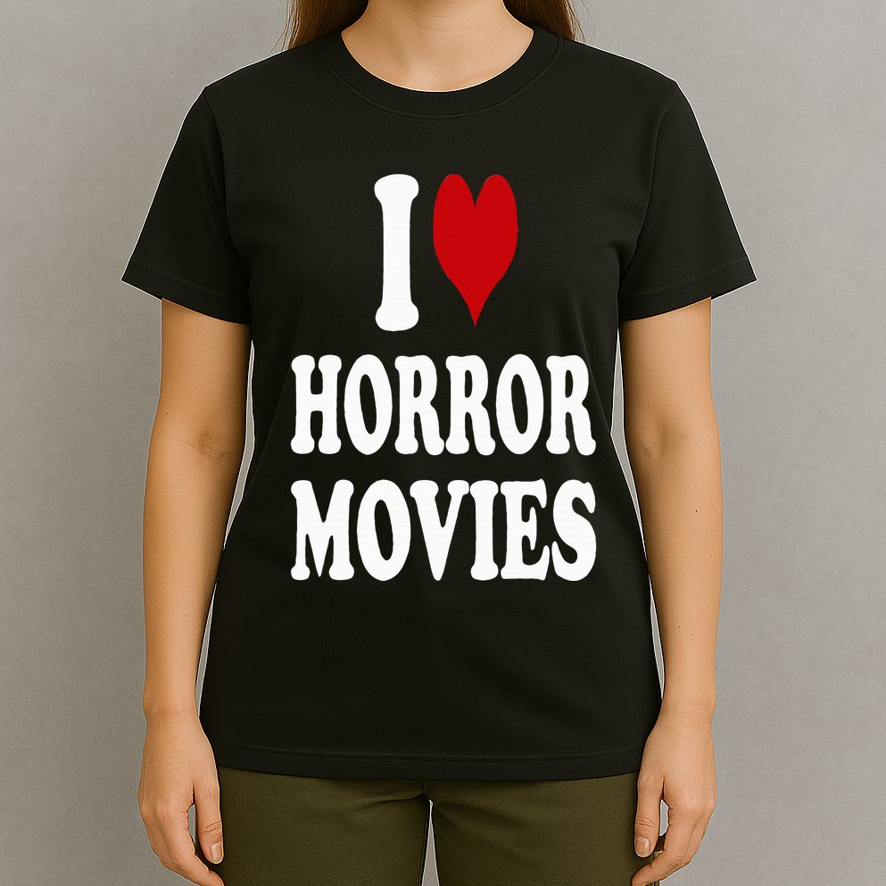 I Love Horror Movies T-Shirt