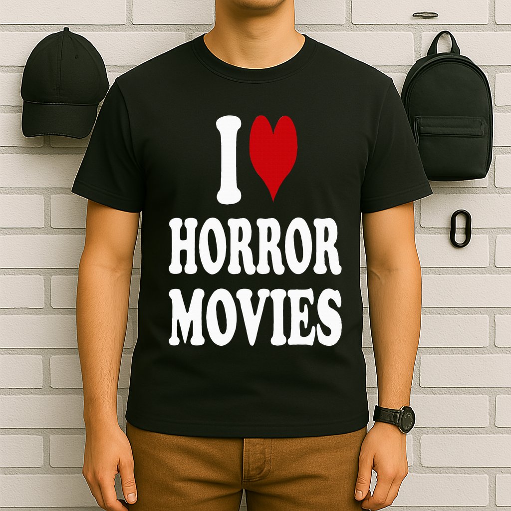I Love Horror Movies T-Shirt