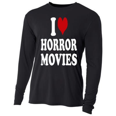 I Love Horror Movies Cooling Performance Long Sleeve Crew