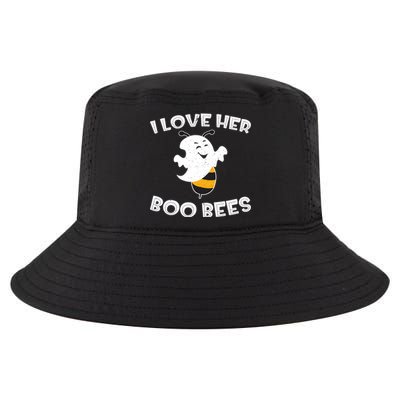 I Love Her Boo Bees Funny Gift Matching Halloween Costume Gift Funny Gift Cool Comfort Performance Bucket Hat