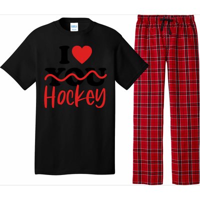 I Love Hockey Cool Gift Pajama Set