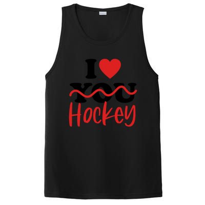 I Love Hockey Cool Gift PosiCharge Competitor Tank