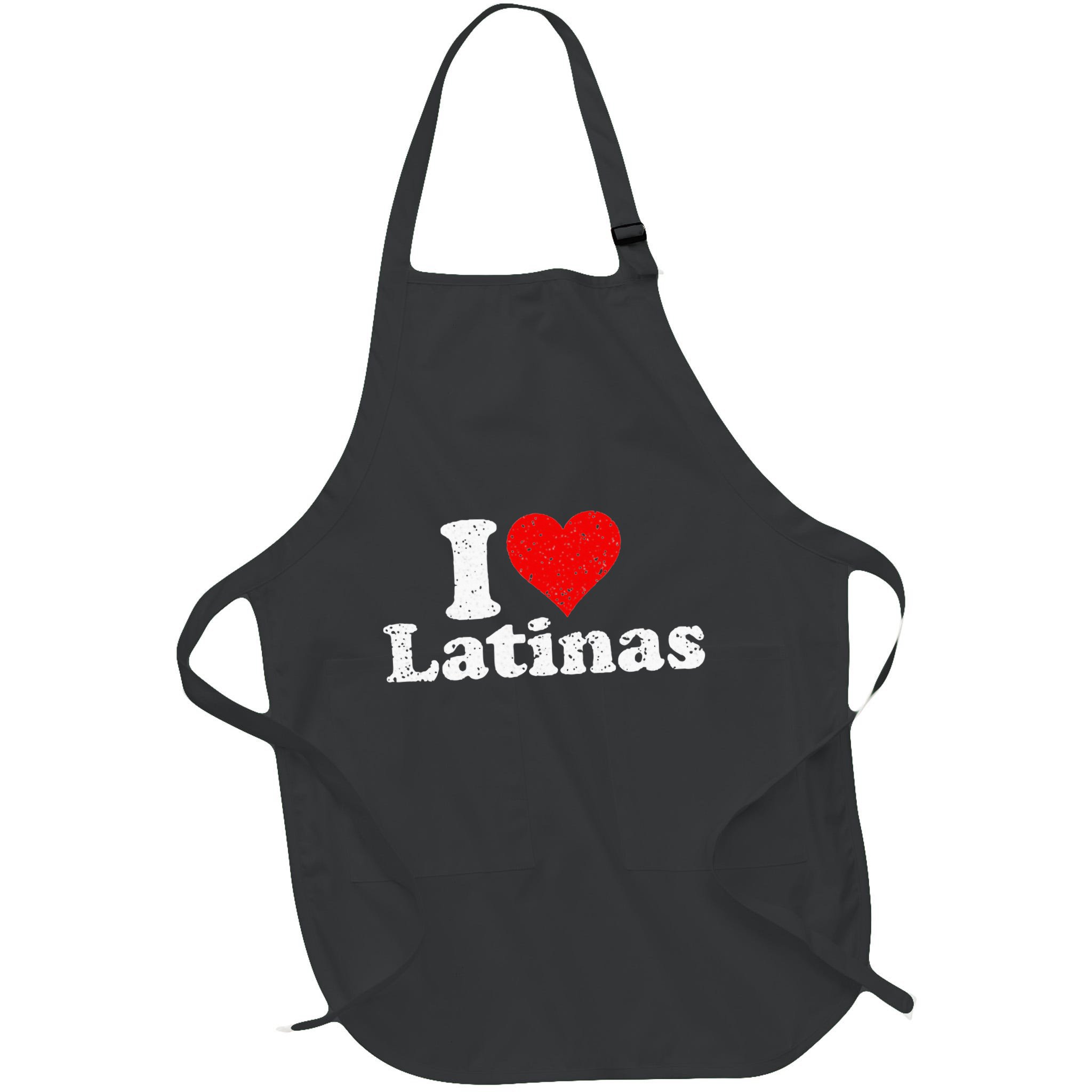 I Love Heart Latinas Girlfriend Apron
