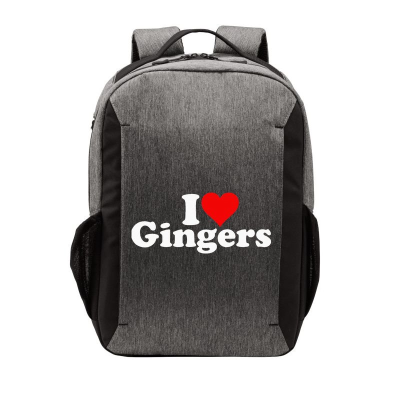 I LOVE HEART GINGERS REDHEADS RED HAIR Vector Backpack