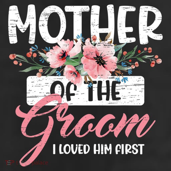 I Loved Him First Mother Of The Groom 7 Panel Mesh Trucker Snapback Hat
