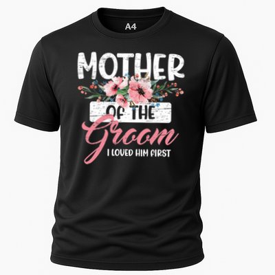 I Loved Him First Mother Of The Groom Performance Shirt