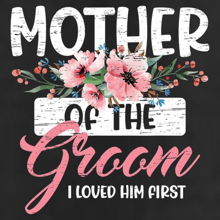I Loved Him First Mother Of The Groom Adult Drive Performance Visor