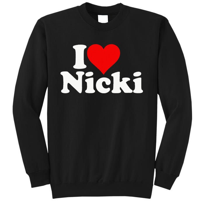 I Love Heart Nicki Sweatshirt