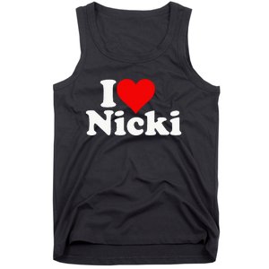 I Love Heart Nicki Tank Top