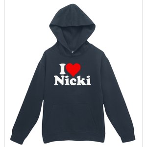 I Love Heart Nicki Urban Pullover Hoodie