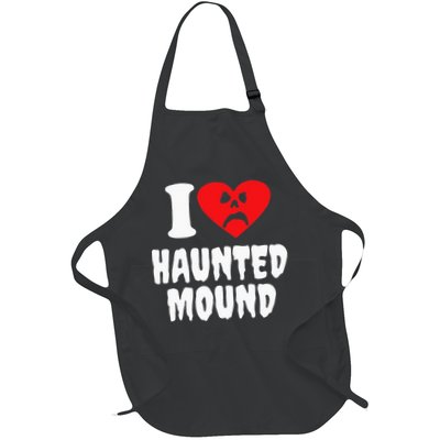 I Love Haunted Mound Apron