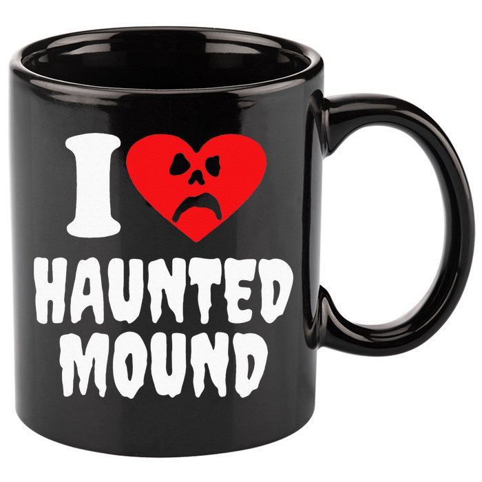 I Love Haunted Mound 11oz C Handle Ceramic Mug