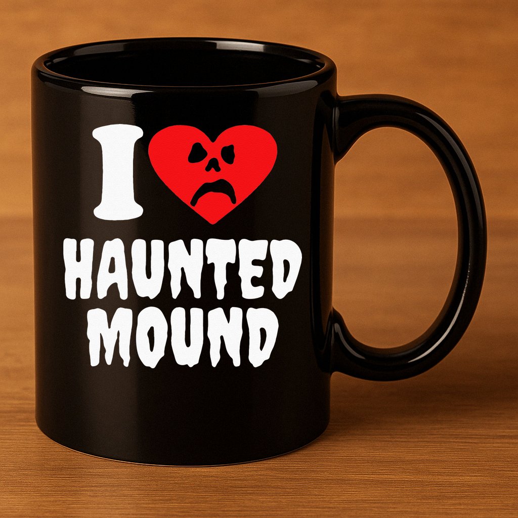 I Love Haunted Mound 11oz C Handle Ceramic Mug