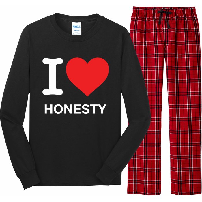 I Love Honesty Long Sleeve Pajama Set