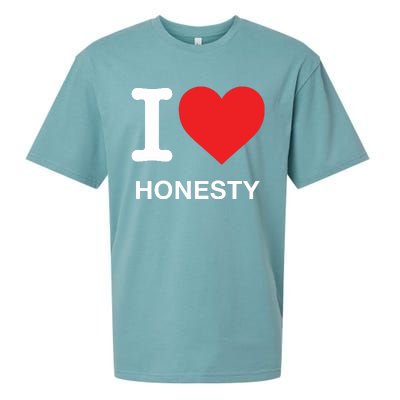 I Love Honesty Sueded Cloud Jersey T-Shirt