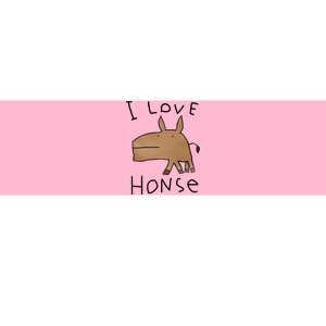 I Love Honse Bumper Sticker