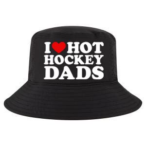 I Love Hot Hockey Dads Gift I Heart Hot Hockey Dads Gift Cool Comfort Performance Bucket Hat