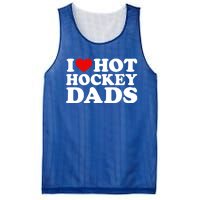 I Love Hot Hockey Dads Gift I Heart Hot Hockey Dads Gift Mesh Reversible Basketball Jersey Tank