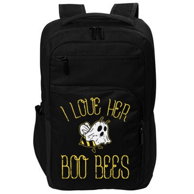 I Love Her Boo Bees Couples Halloween Adult Costume His Men Impact Tech Backpack