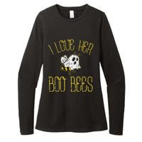 I Love Her Boo Bees Couples Halloween Adult Costume His Men Womens CVC Long Sleeve Shirt