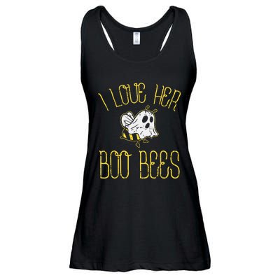 I Love Her Boo Bees Couples Halloween Adult Costume His Men Ladies Essential Flowy Tank