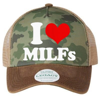 I Love Heart MILFs And Mature Sexy Legacy Tie Dye Trucker Hat