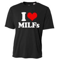 I Love Heart MILFs And Mature Sexy Cooling Performance Crew T-Shirt