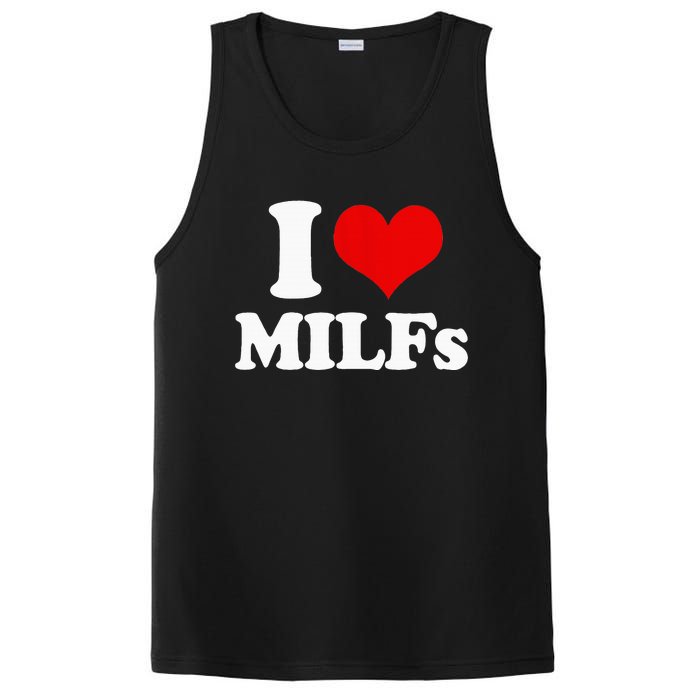 I Love Heart MILFs And Mature Sexy PosiCharge Competitor Tank