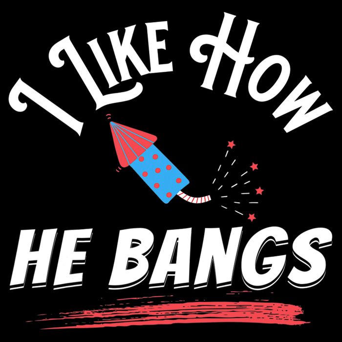I Like How He Bangs Funny 4th Of July Patriotic Wool Snapback Cap
